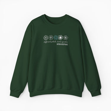 Autism Sweatshirt - Different Petals Same Garden Flower Sketches Sweatshirt - Daily Bloom