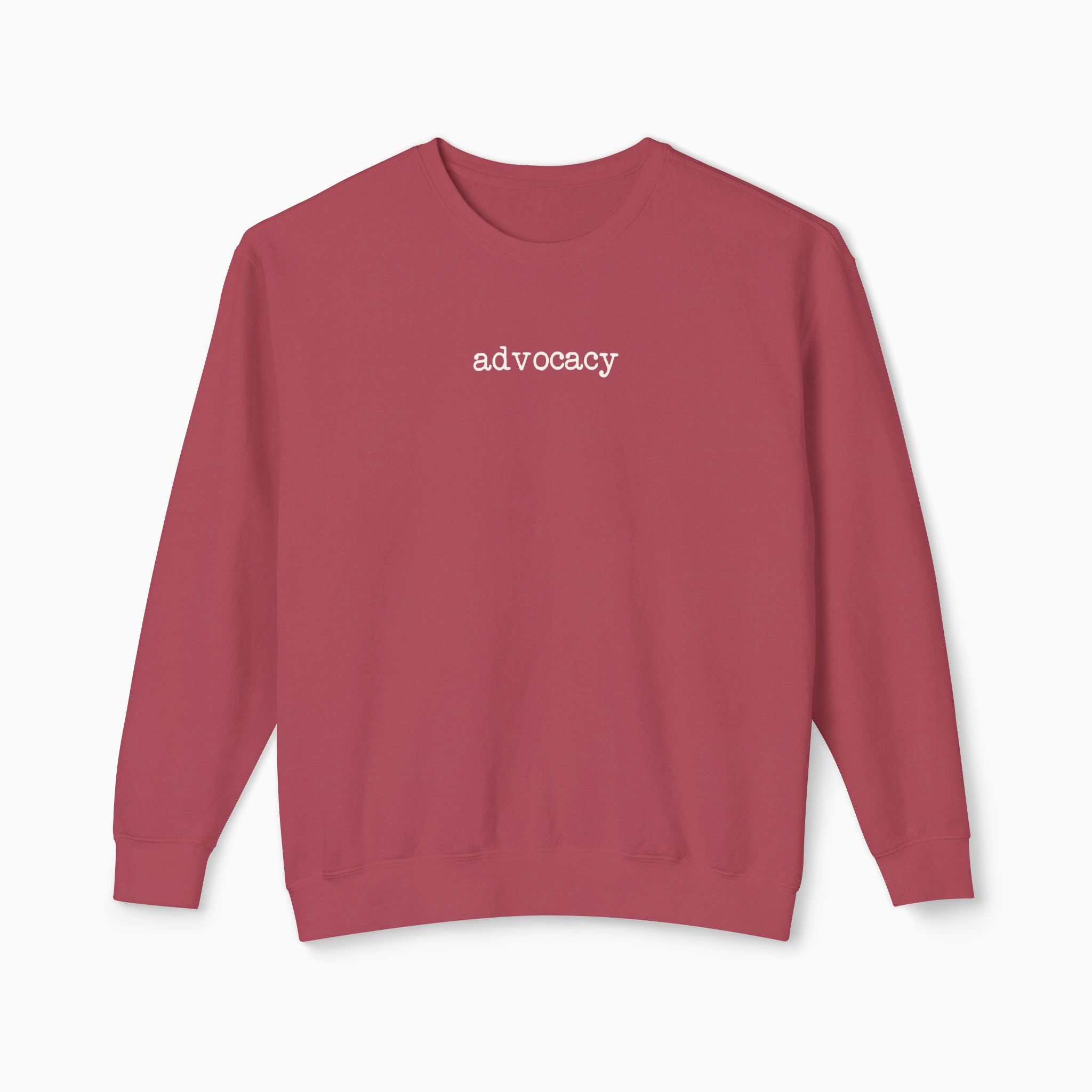 Advocacy Statement Comfort Colors Lightweight Sweatshirt