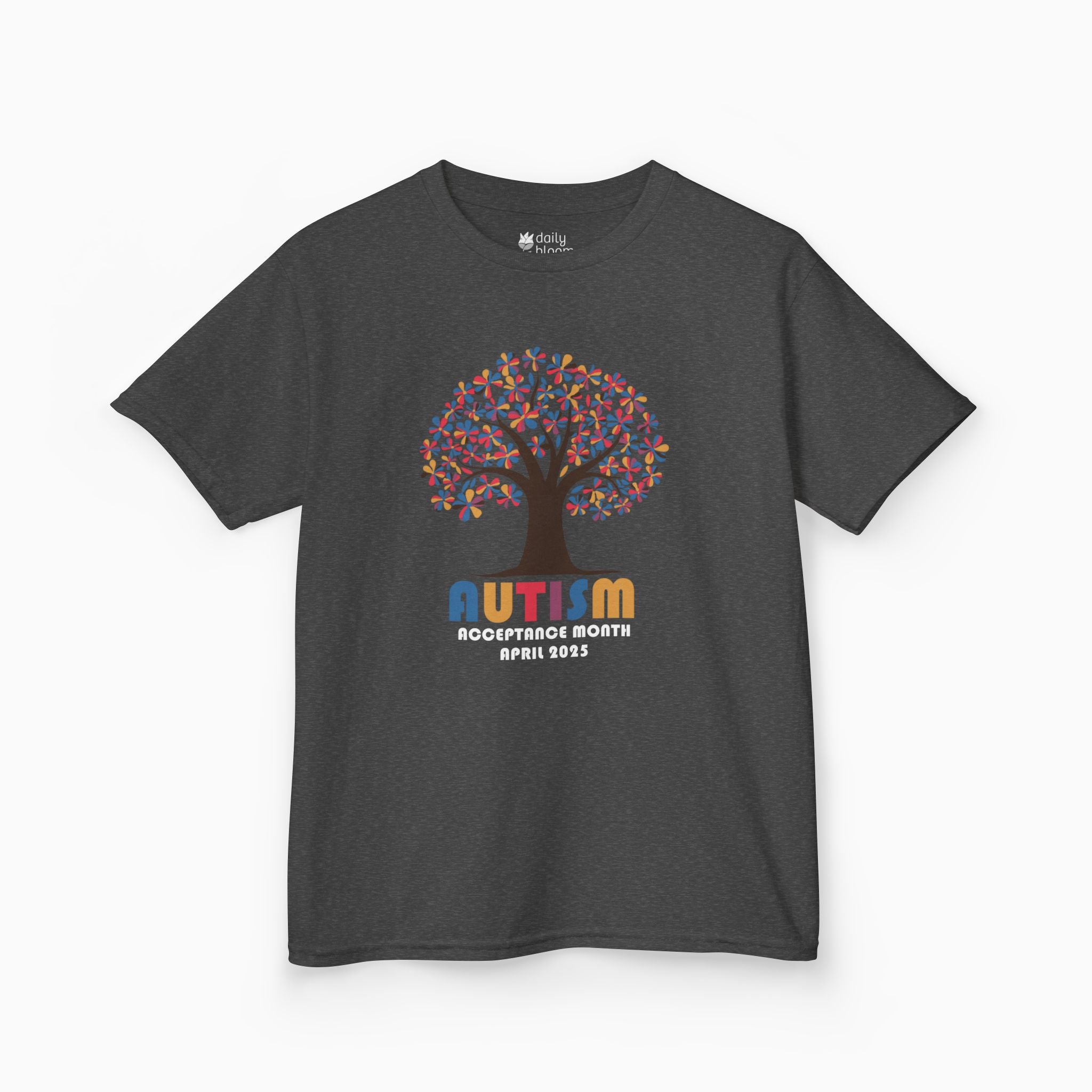 Autism Awareness 2025 - Tree of Acceptance Youth T-Shirt