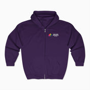 Autism Awareness 2025 - Spectrum in Bloom Zip Up Hoodie