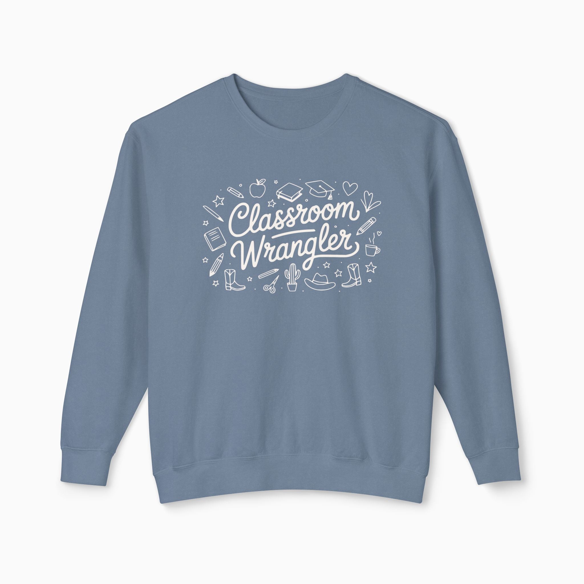 Classroom Wrangler Comfort Colors Lightweight Sweatshirt