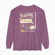 Together We Bloom Comfort Colors Long Sleeve T-Shirt
