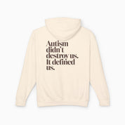 Autism Didn't Destroy Us Comfort Colors Lightweight Hoodie