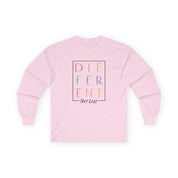 Autism Long - sleeve - Different Not Less Long Sleeve T-Shirt - Daily Bloom