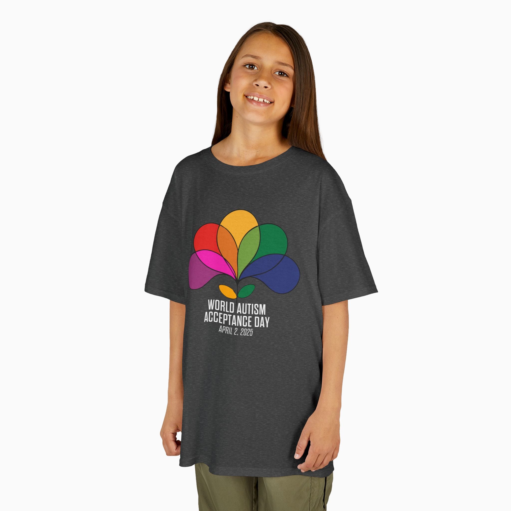 Autism Awareness 2025 - Spectrum in Bloom Youth T-Shirt