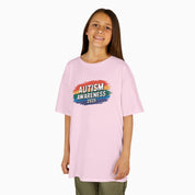 Autism Awareness 2025 - Brushstrokes of Awareness Youth T-Shirt