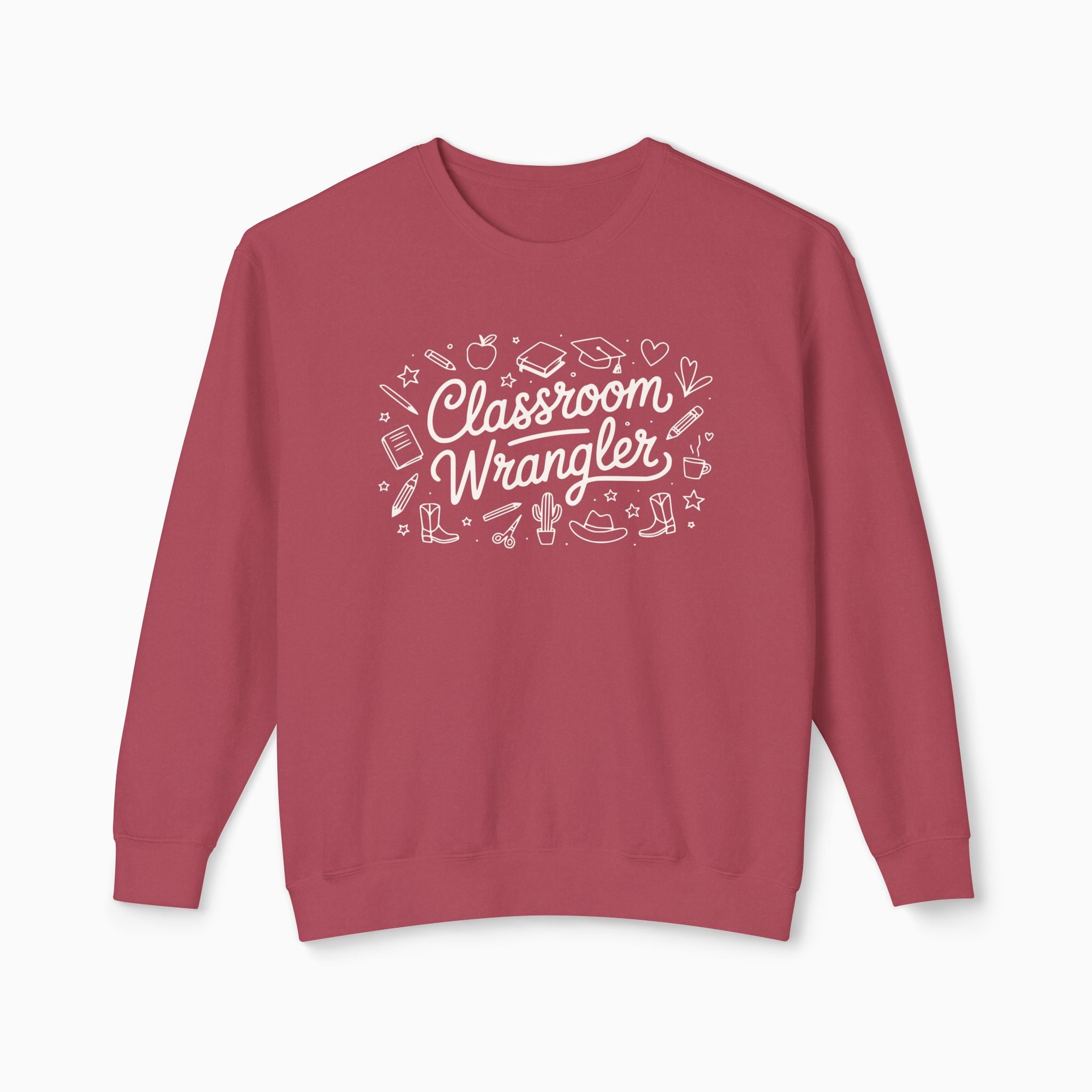 Classroom Wrangler Comfort Colors Lightweight Sweatshirt