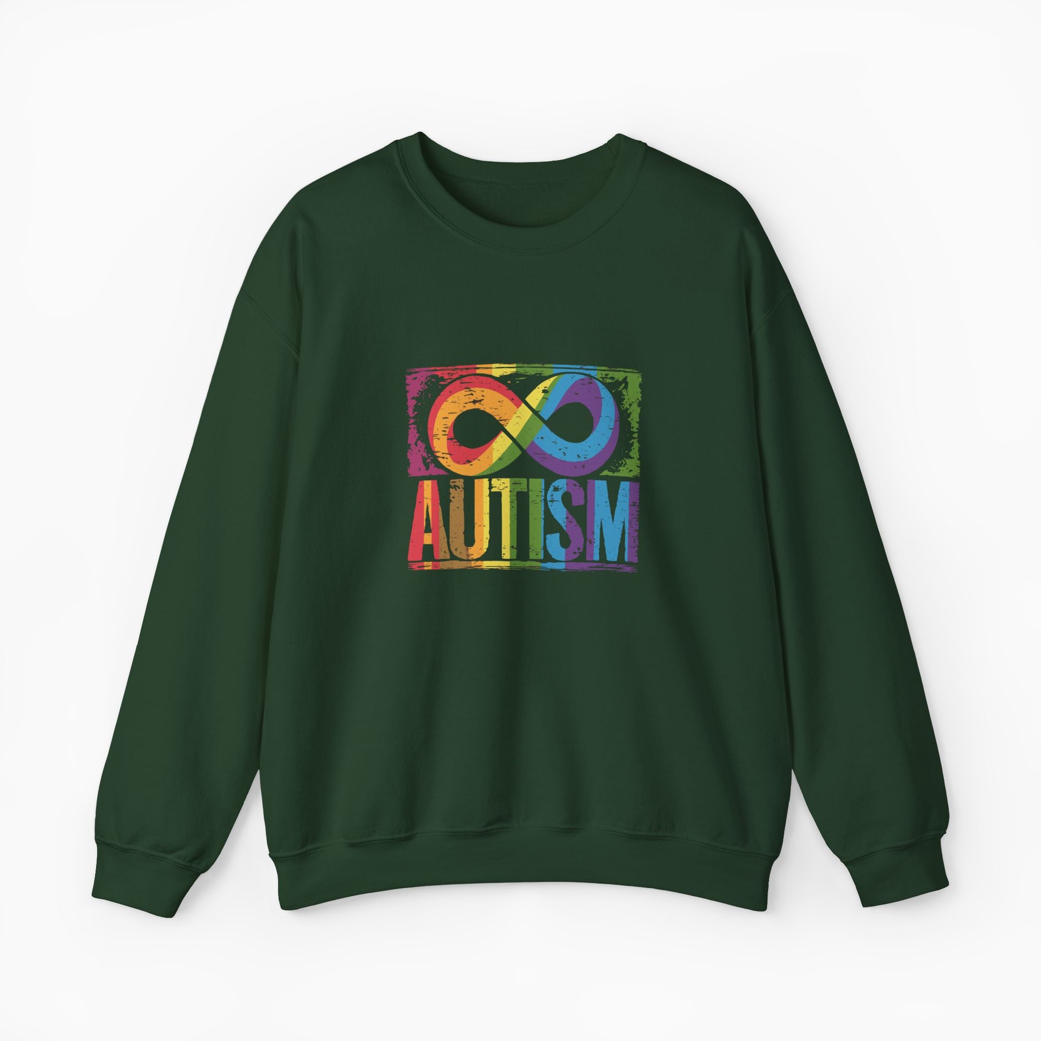 Autism Grunge Infinity Rainbow Sweatshirt