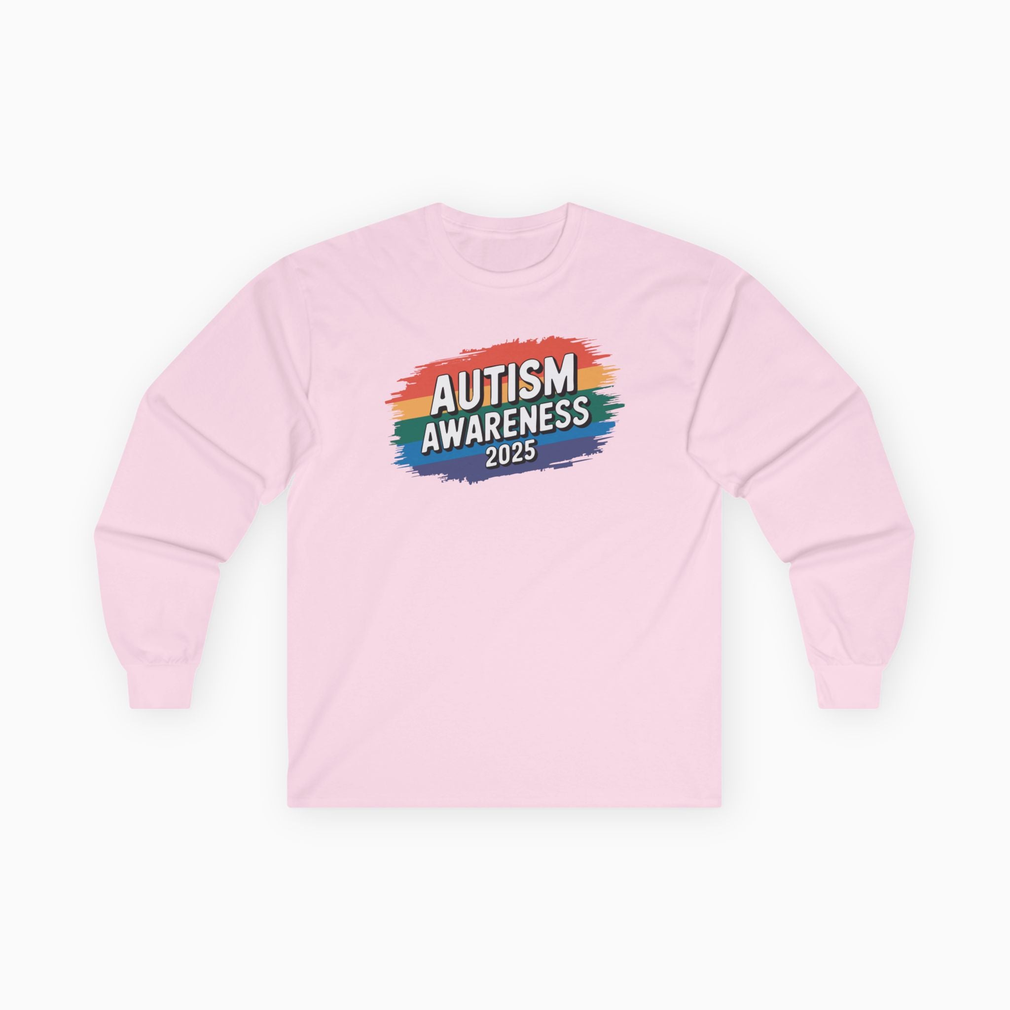 Autism Awareness 2025 - Brushstrokes of Awareness Long Sleeve Tee