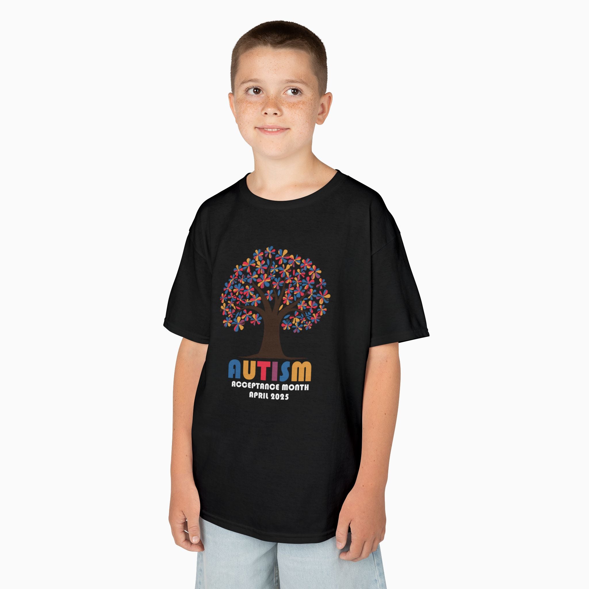 Autism Awareness 2025 - Tree of Acceptance Youth T-Shirt