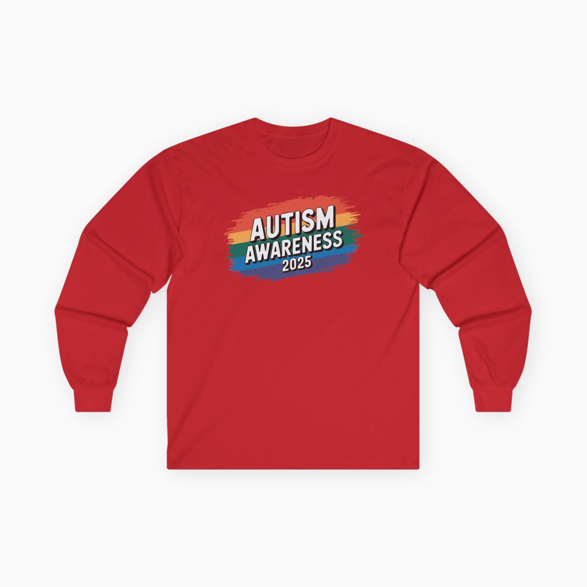 Autism Awareness 2025 - Brushstrokes of Awareness Long Sleeve Tee