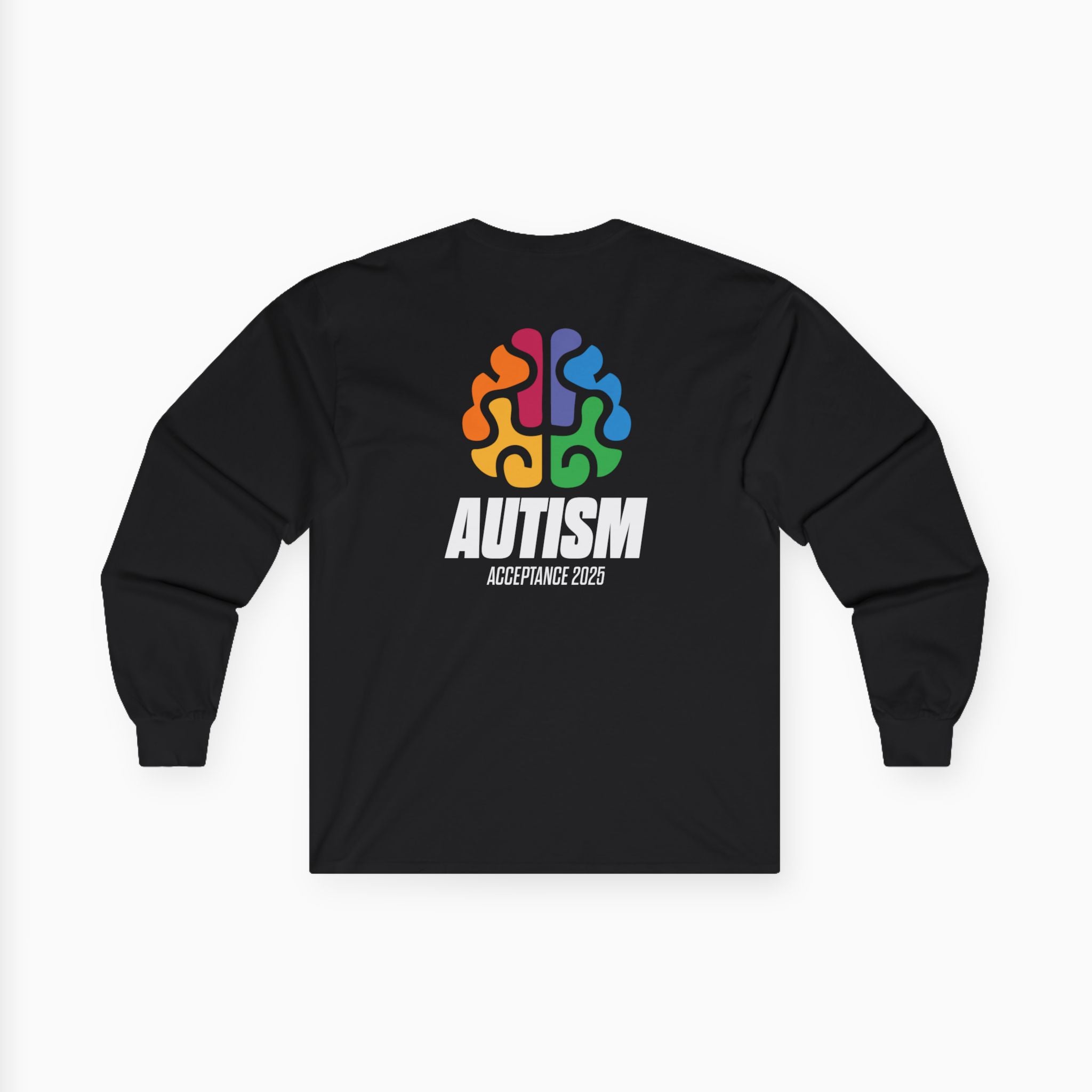 Autism Awareness 2025 - Brainbow Long Sleeve Tee