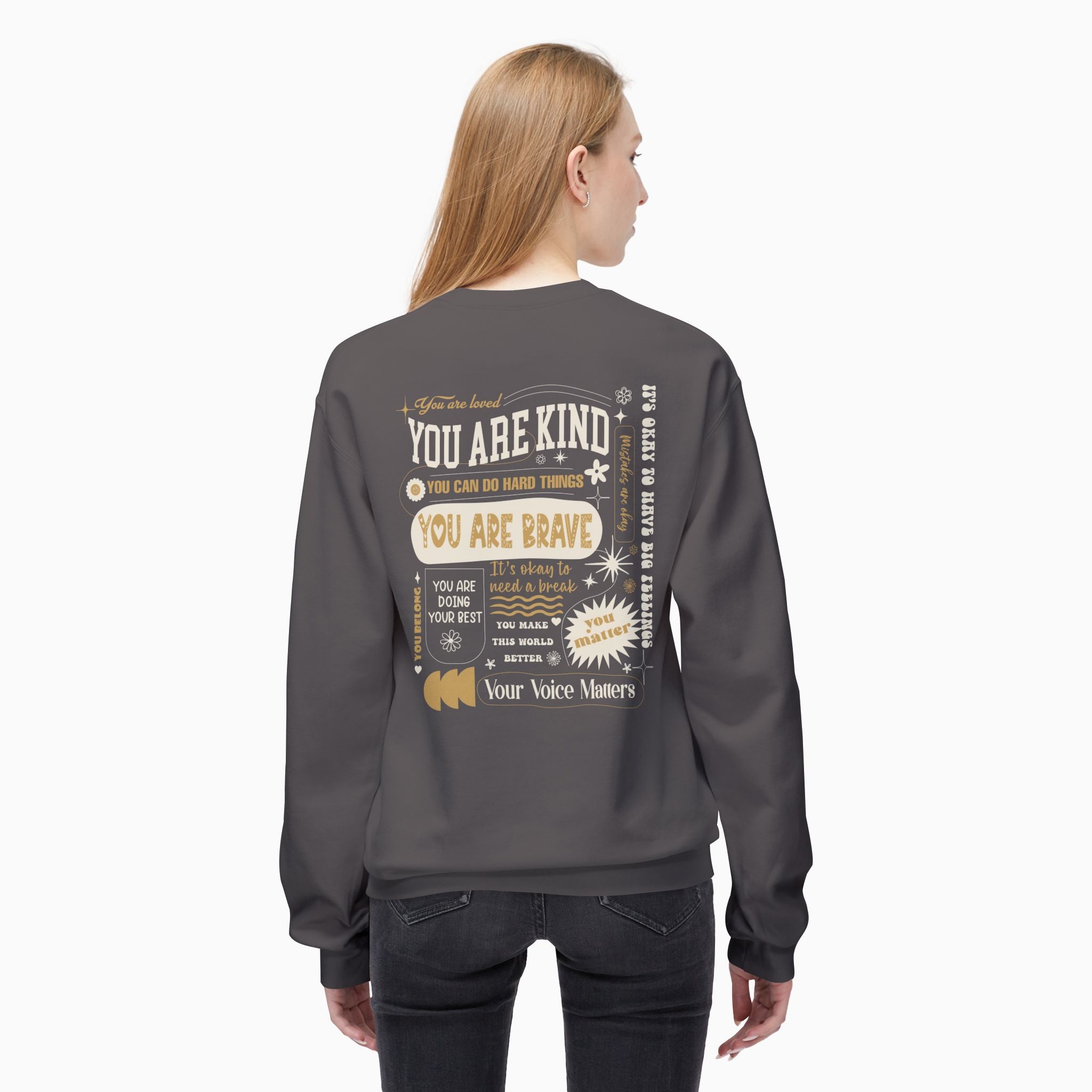 Together We Bloom Tag Free Sweatshirt