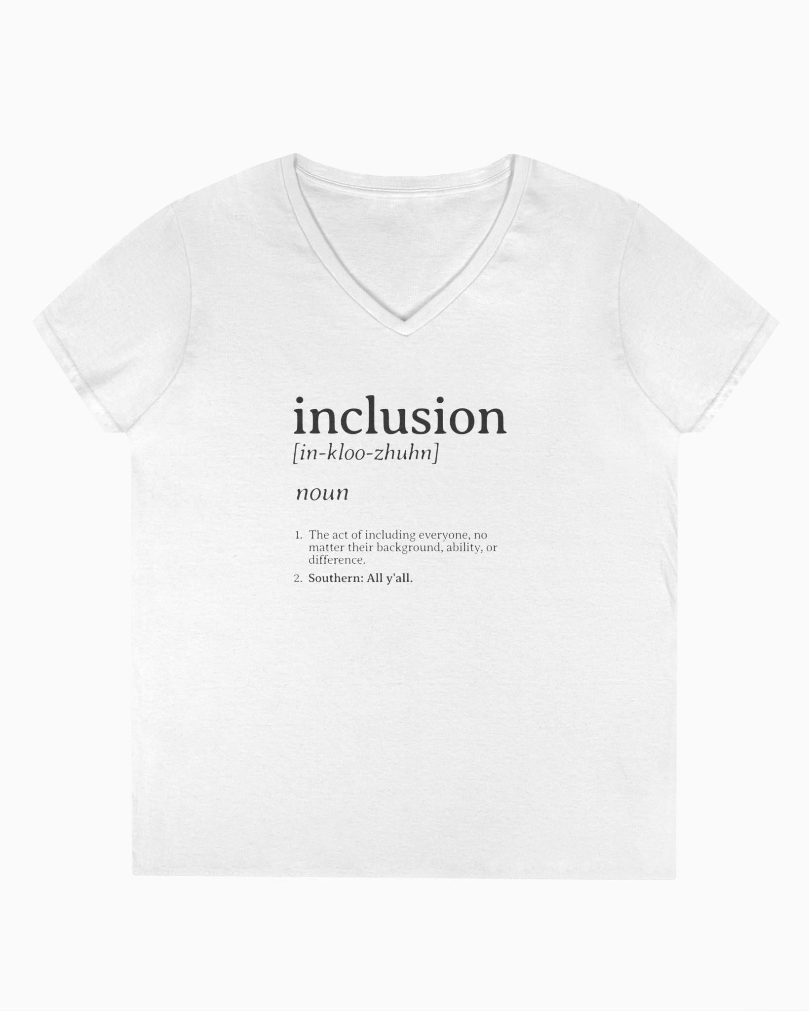 Inclusion Definition - Southern Style Ladies V-Neck T-Shirt