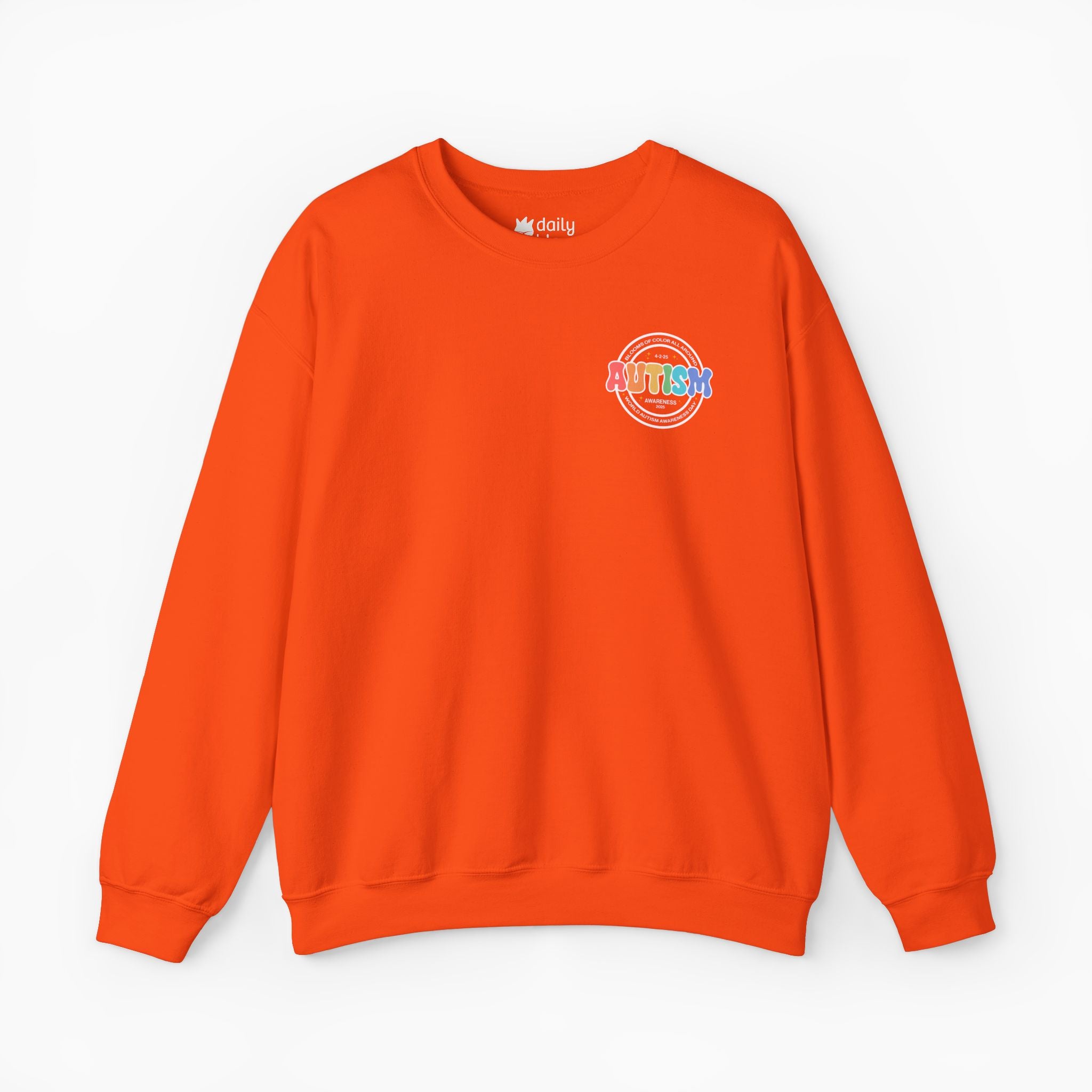 Autism Awareness 2025 - Blooms of Color All Around Sweatshirt