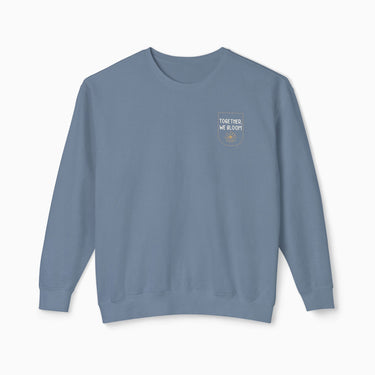 Autism Sweatshirt - Together We Bloom Comfort Colors Lightweight Sweatshirt - Daily Bloom