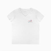 Autism Awareness 2025 - Loop of Acceptance Ladies V-Neck T-Shirt