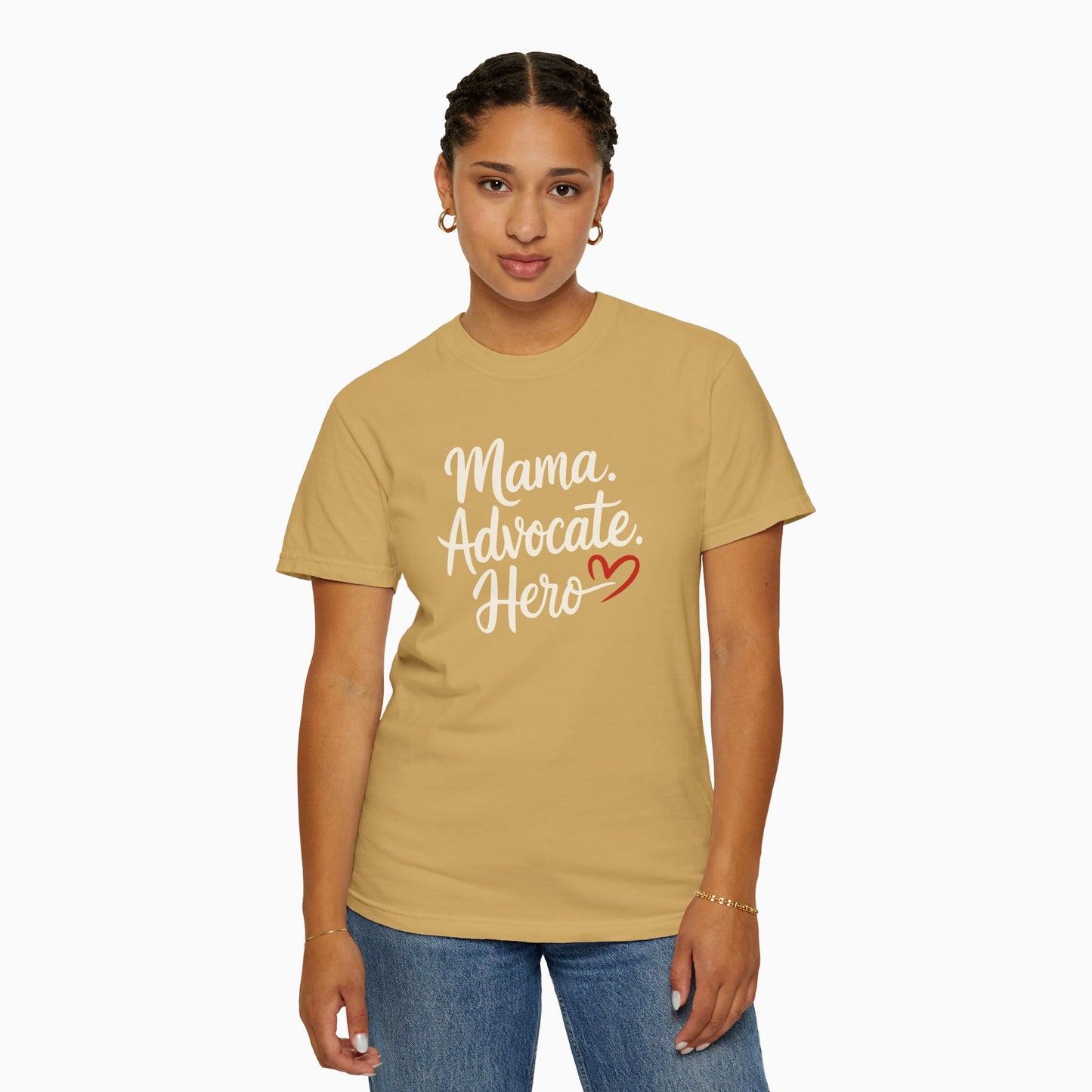 Mama Advocate Hero Comfort Colors Tee