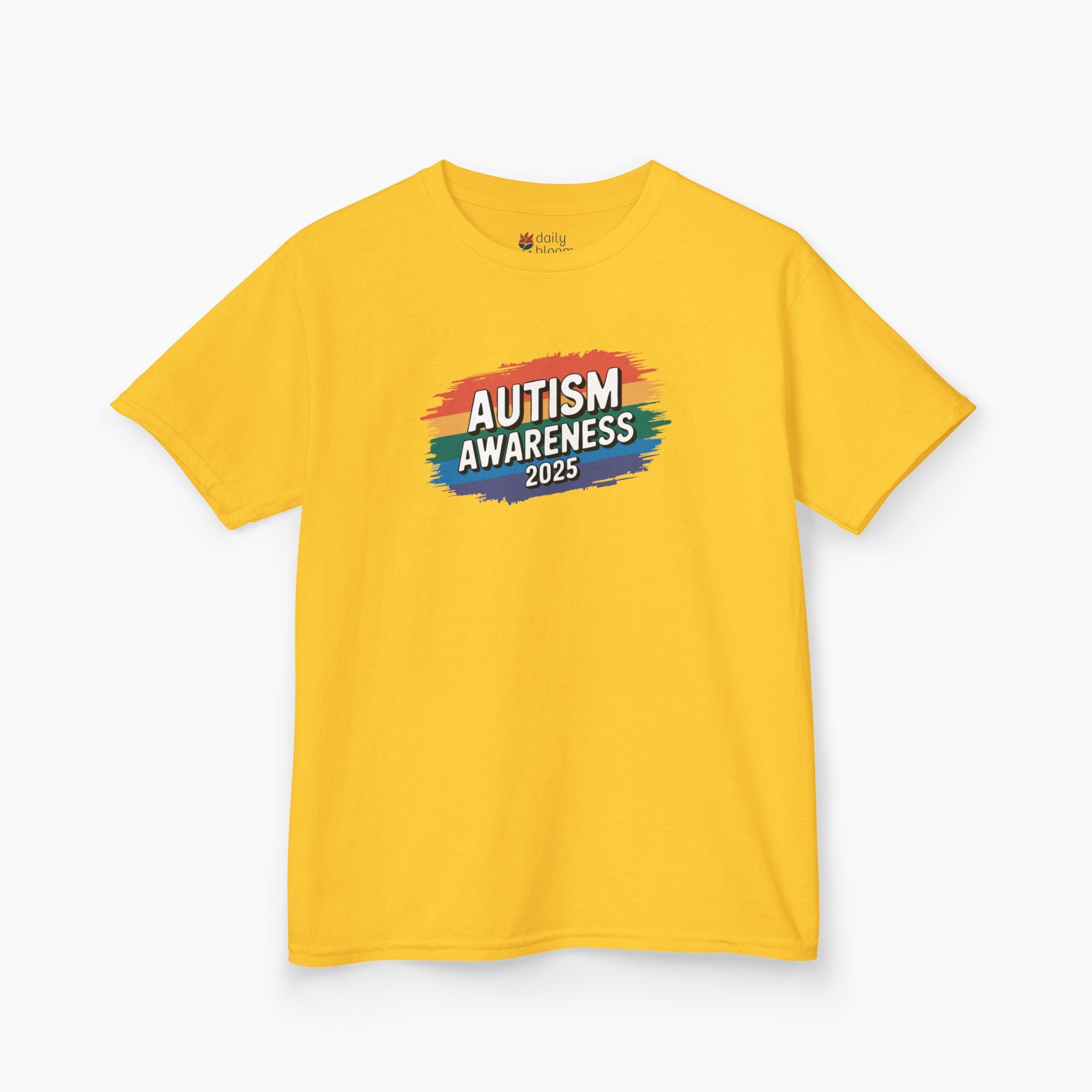 Autism Awareness 2025 - Brushstrokes of Awareness Youth T-Shirt