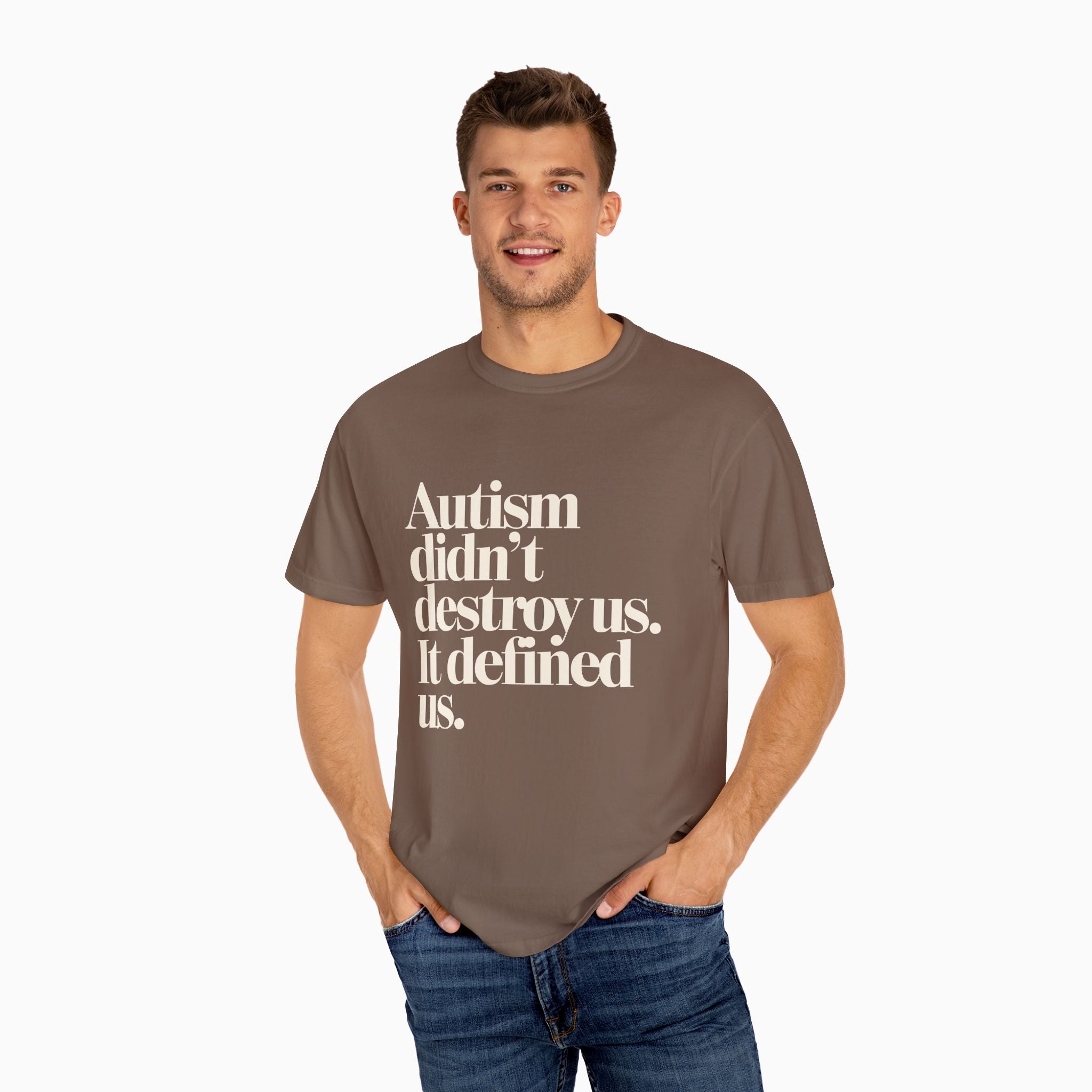 Autism Didn't Destroy Us Comfort Colors Tee
