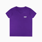 Autism Awareness 2025 - Brainbow Ladies V-Neck T-Shirt