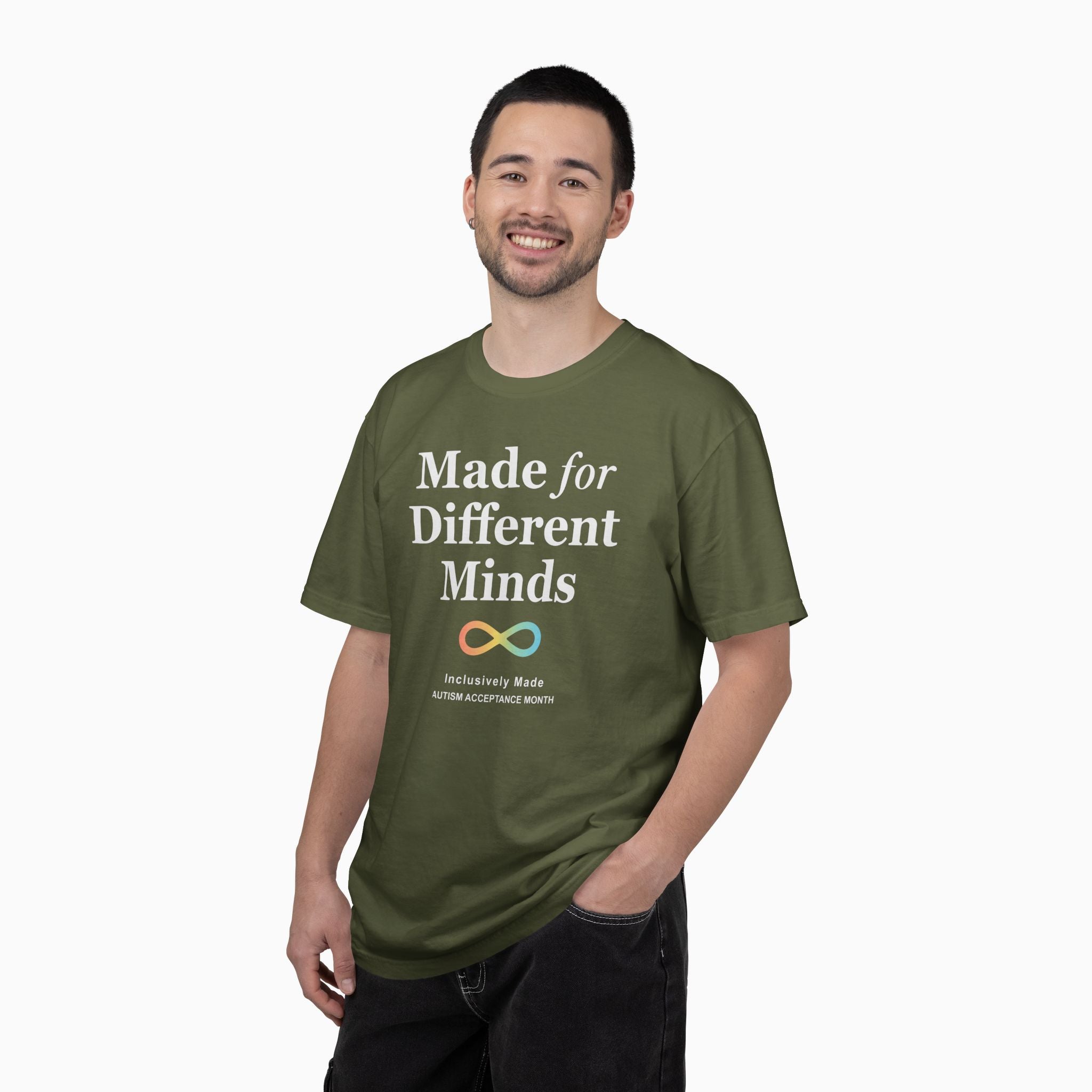 Autism T-Shirt - Made For Different Minds Comfort Colors T-Shirt - Daily Bloom