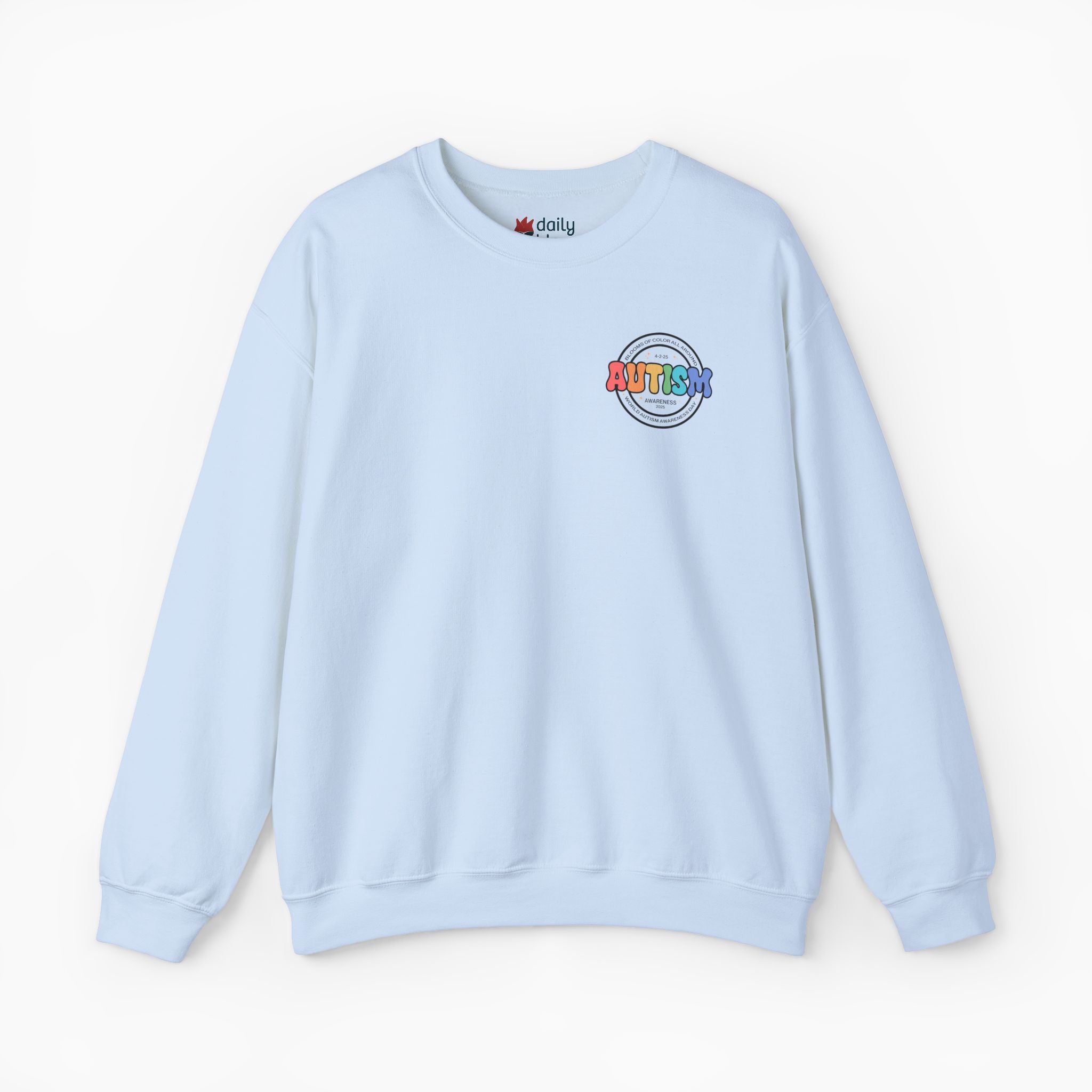 Autism Awareness 2025 - Blooms of Color All Around Sweatshirt