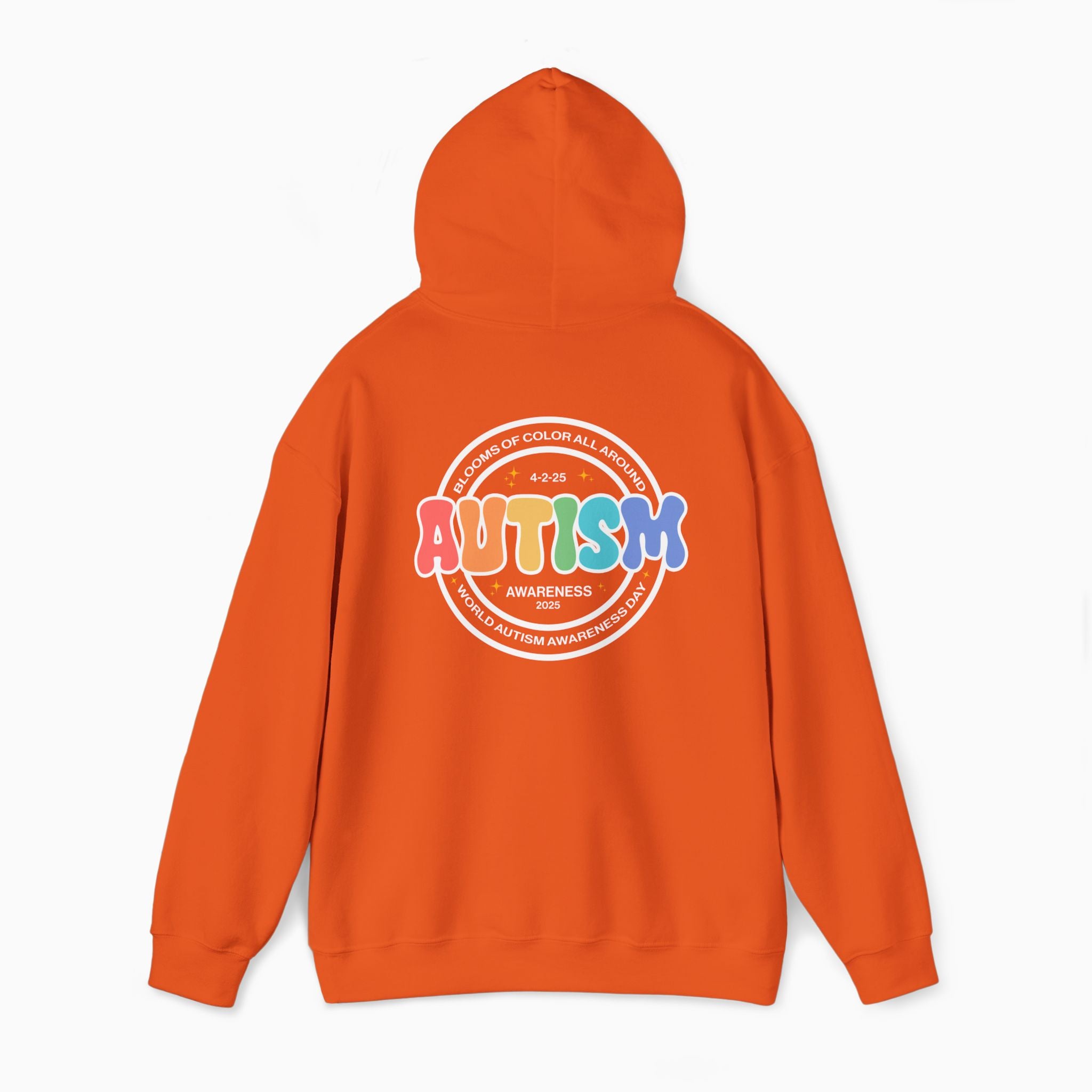 Autism Awareness 2025 - Blooms of Color All Around Hoodie