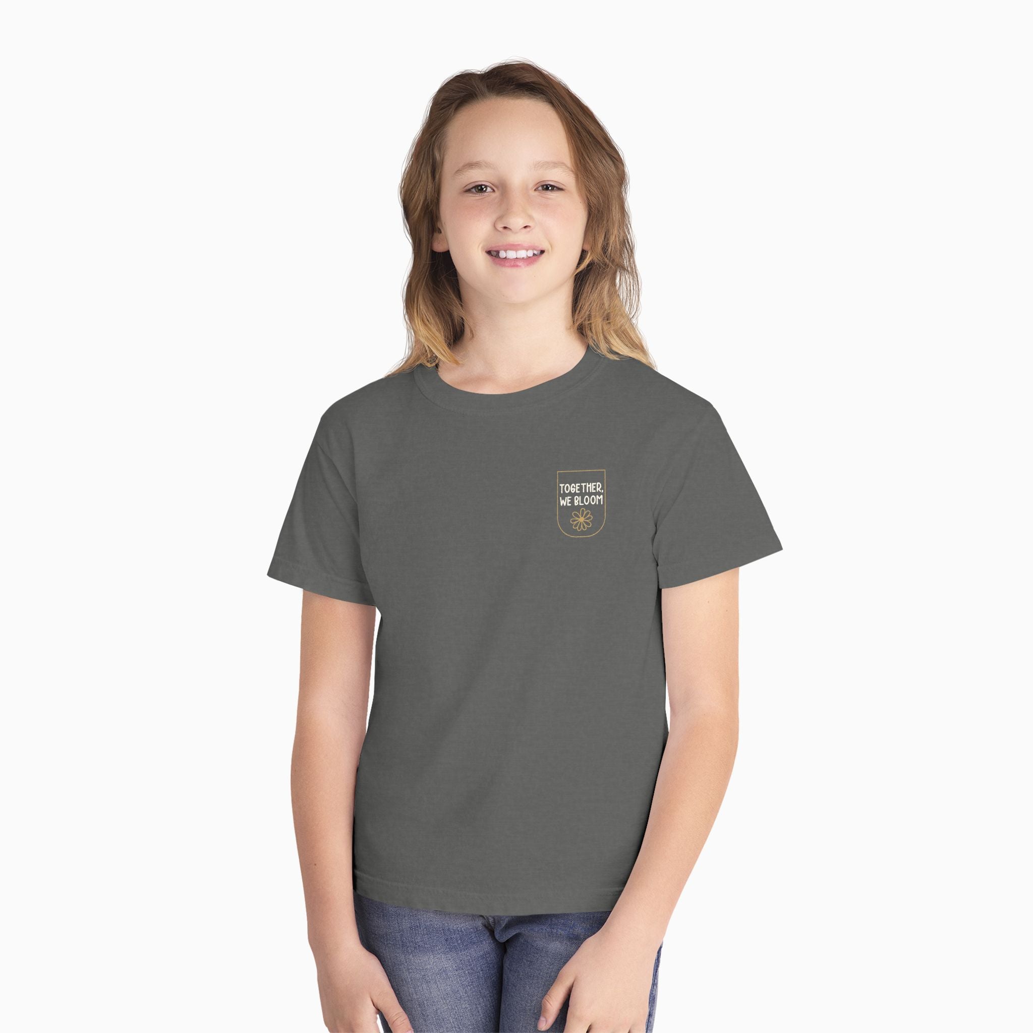 Together We Bloom Comfort Colors Youth Tee
