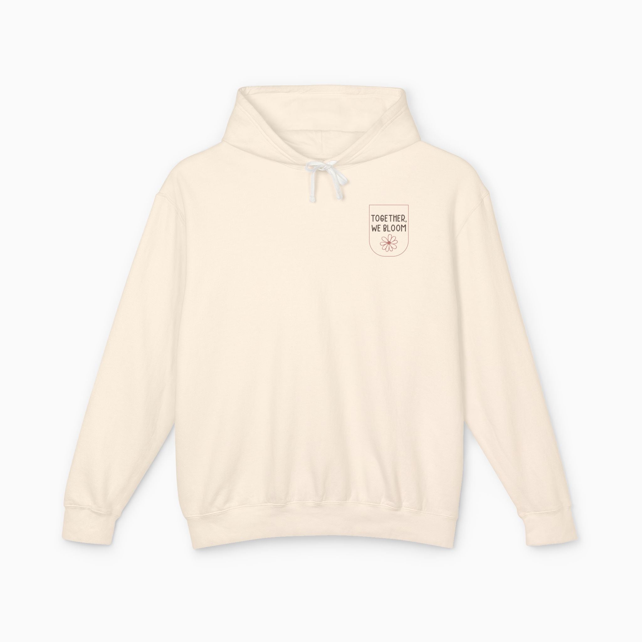 Together We Bloom Comfort Colors Lightweight Hoodie