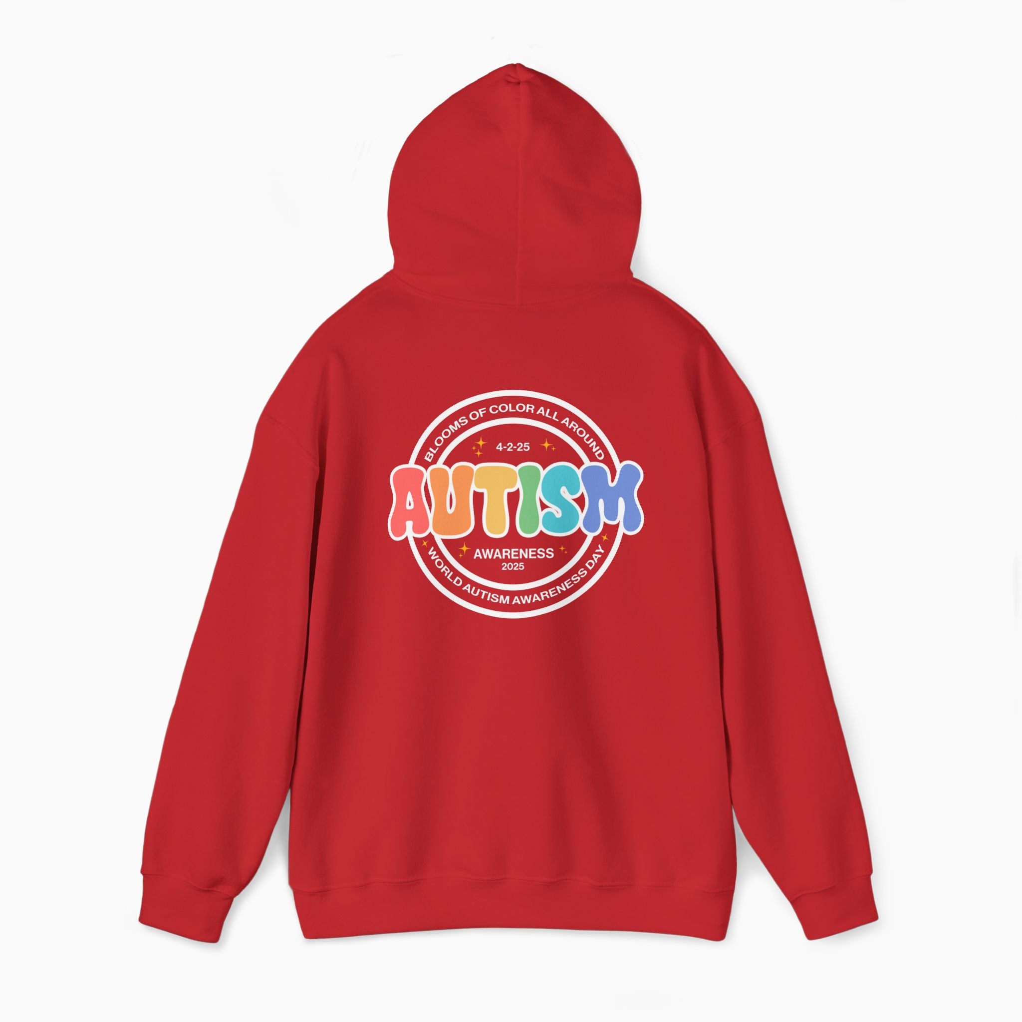 Autism Awareness 2025 - Blooms of Color All Around Hoodie