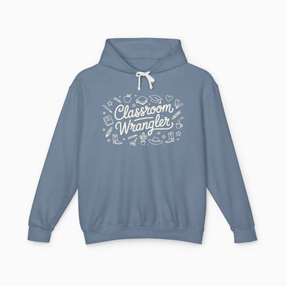 Classroom Wrangler Comfort Colors Lightweight Hoodie