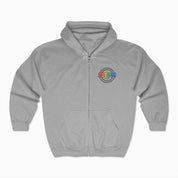 Autism Awareness 2025 - Blooms of Color All Around Zip Up Hoodie