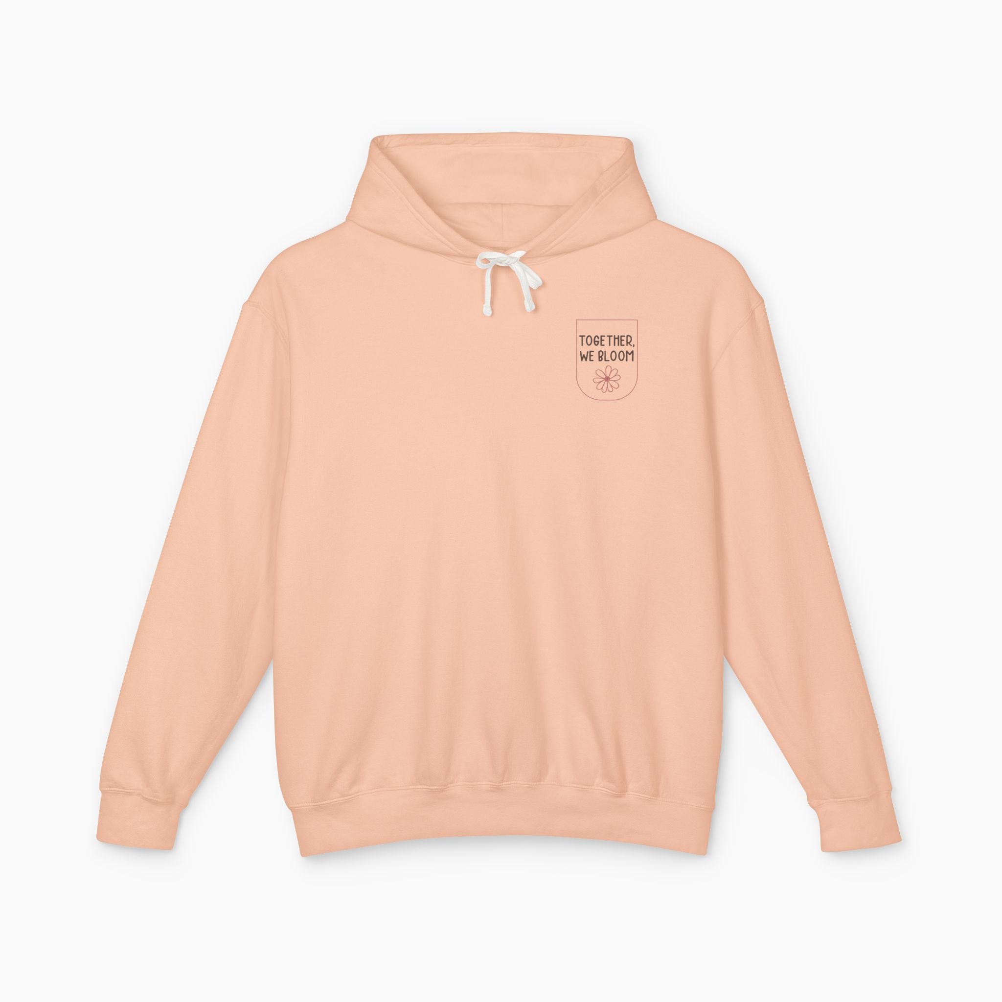 Together We Bloom Comfort Colors Lightweight Hoodie