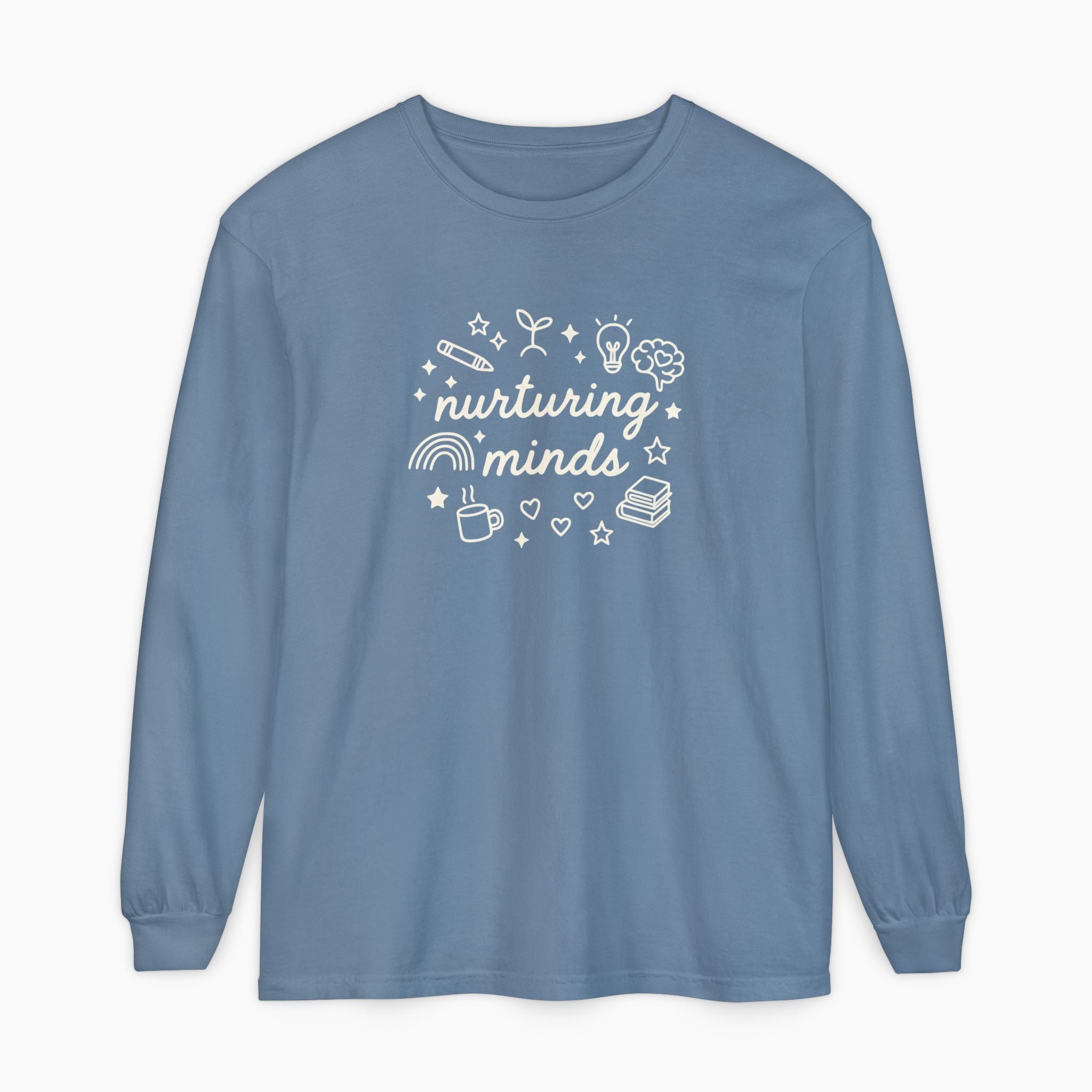 Nurturing Minds Comfort Colors Long Sleeve T-Shirt