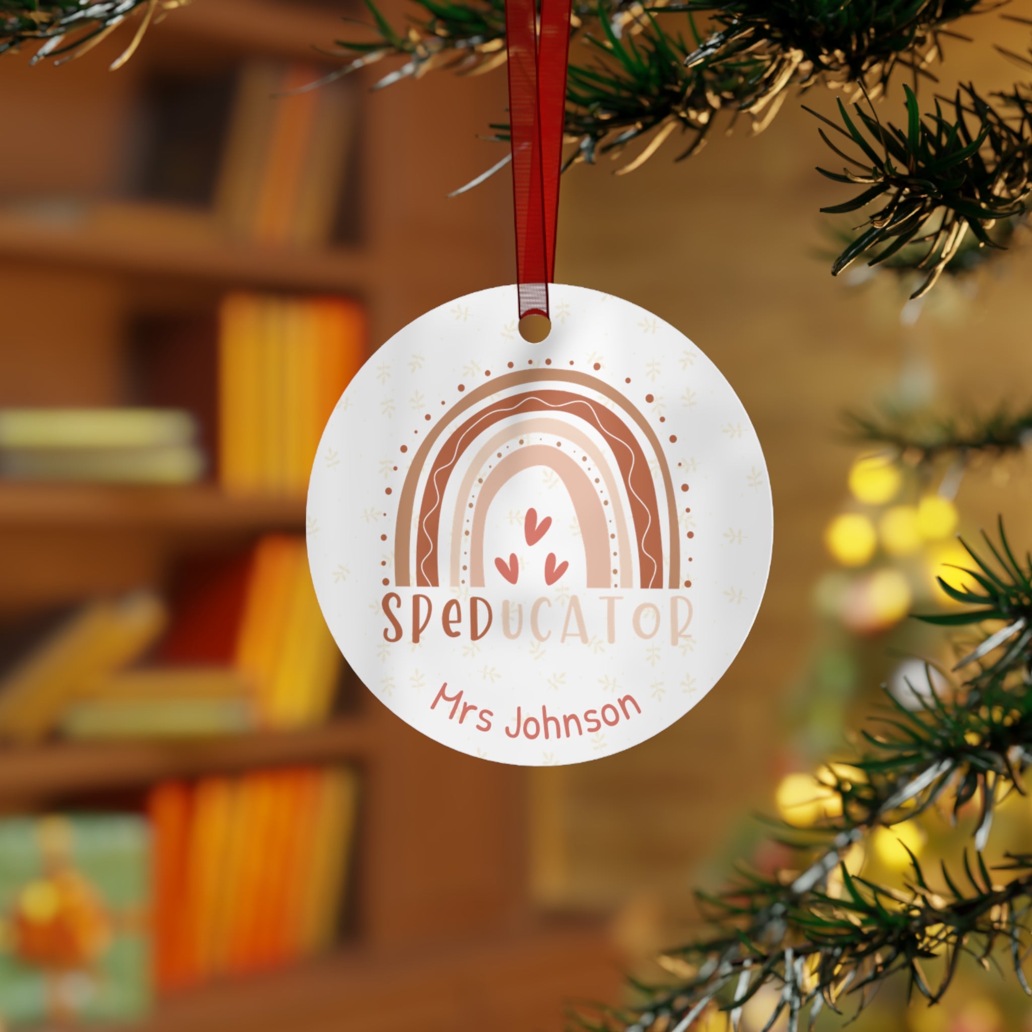 Speducator Personalized Ornament