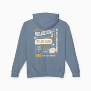 Together We Bloom Comfort Colors Lightweight Hoodie