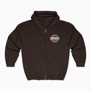 Autism Awareness 2025 - Blooms of Color All Around Zip Up Hoodie