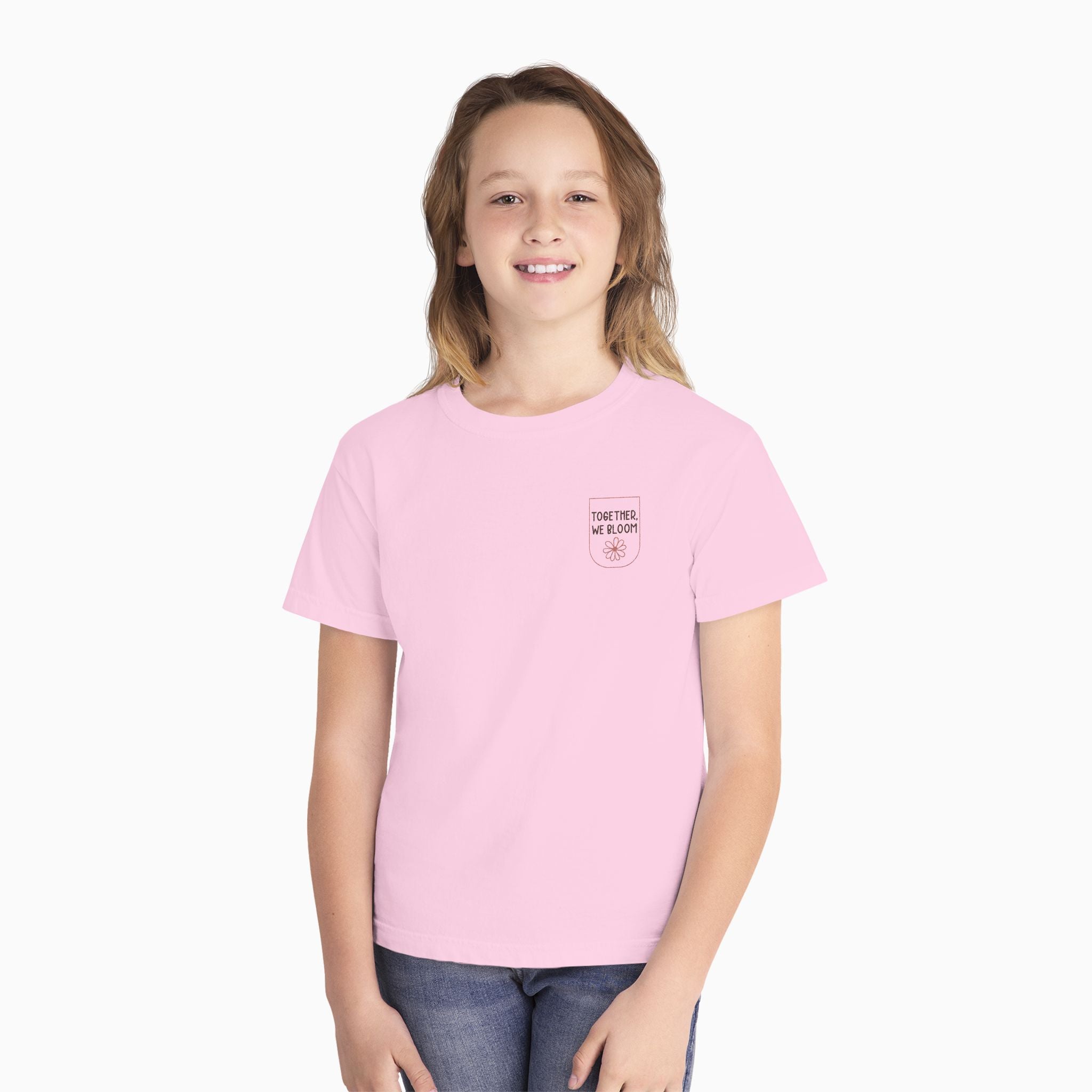 Together We Bloom Comfort Colors Youth Tee