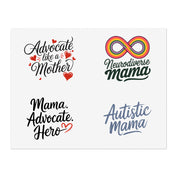 Mother's Day 2025 - Advocacy Mama Vinyl Sticker Sheet