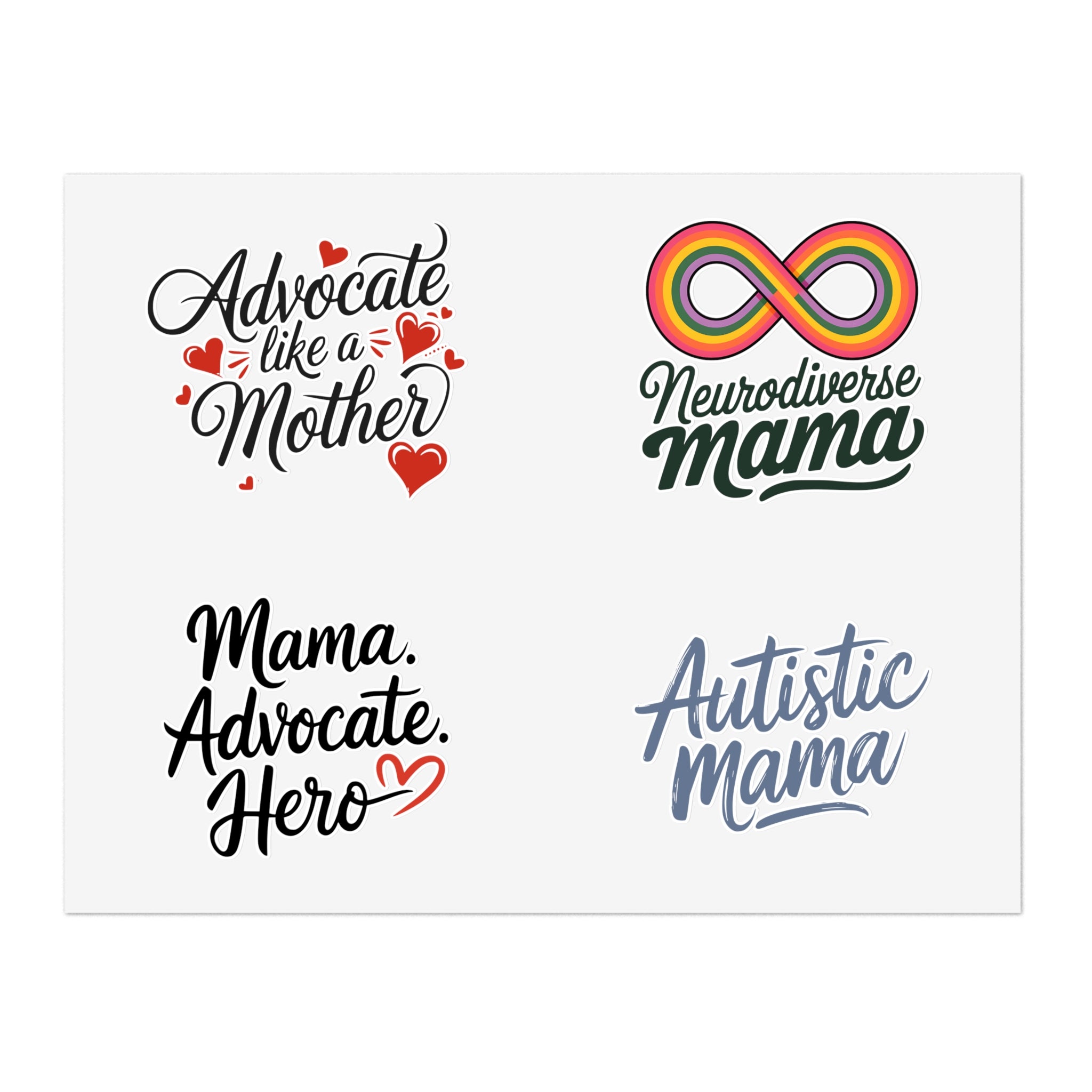 Mother's Day 2025 - Advocacy Mama Vinyl Sticker Sheet