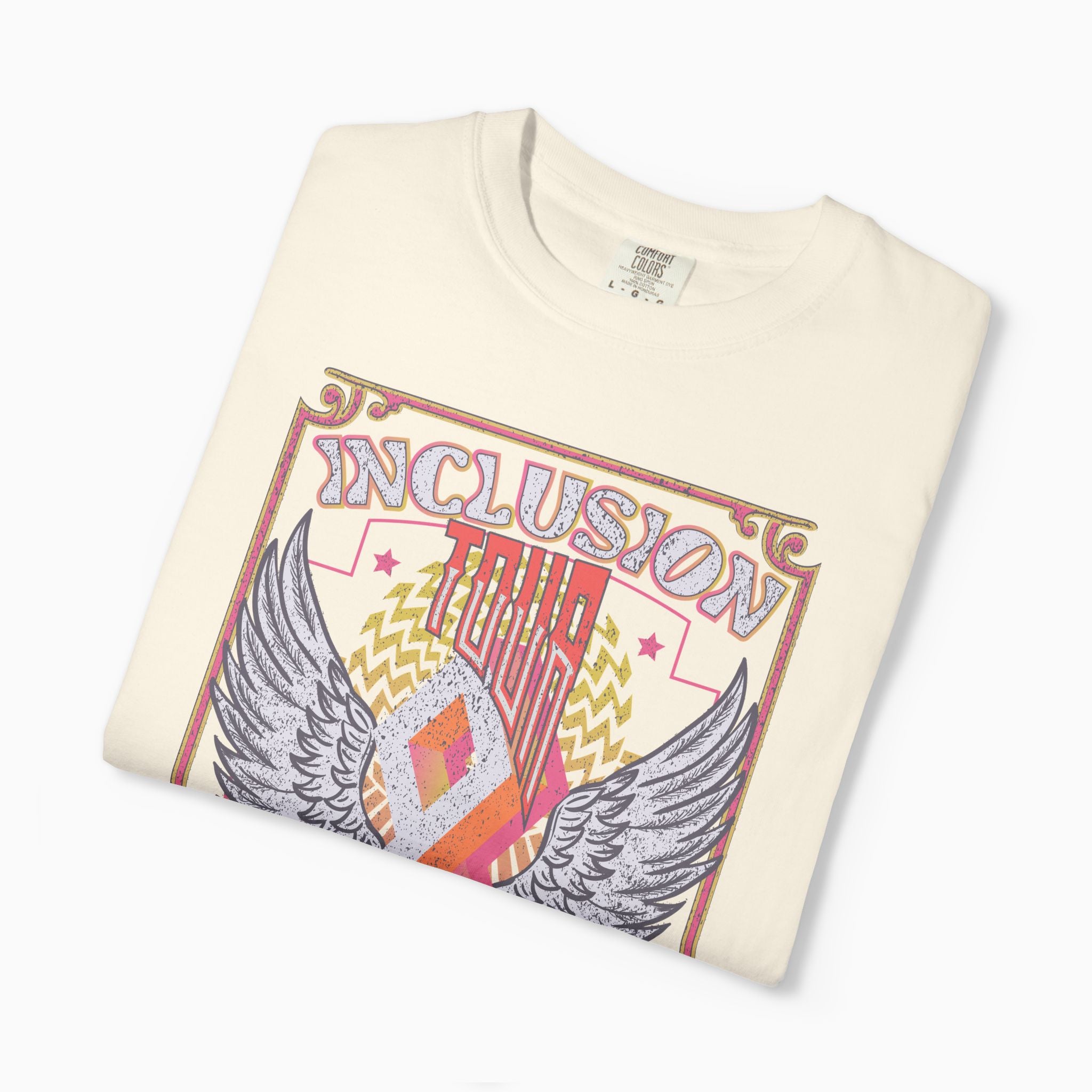 Autism T-Shirt - Inclusion Tour Comfort Colors T-Shirt - Daily Bloom