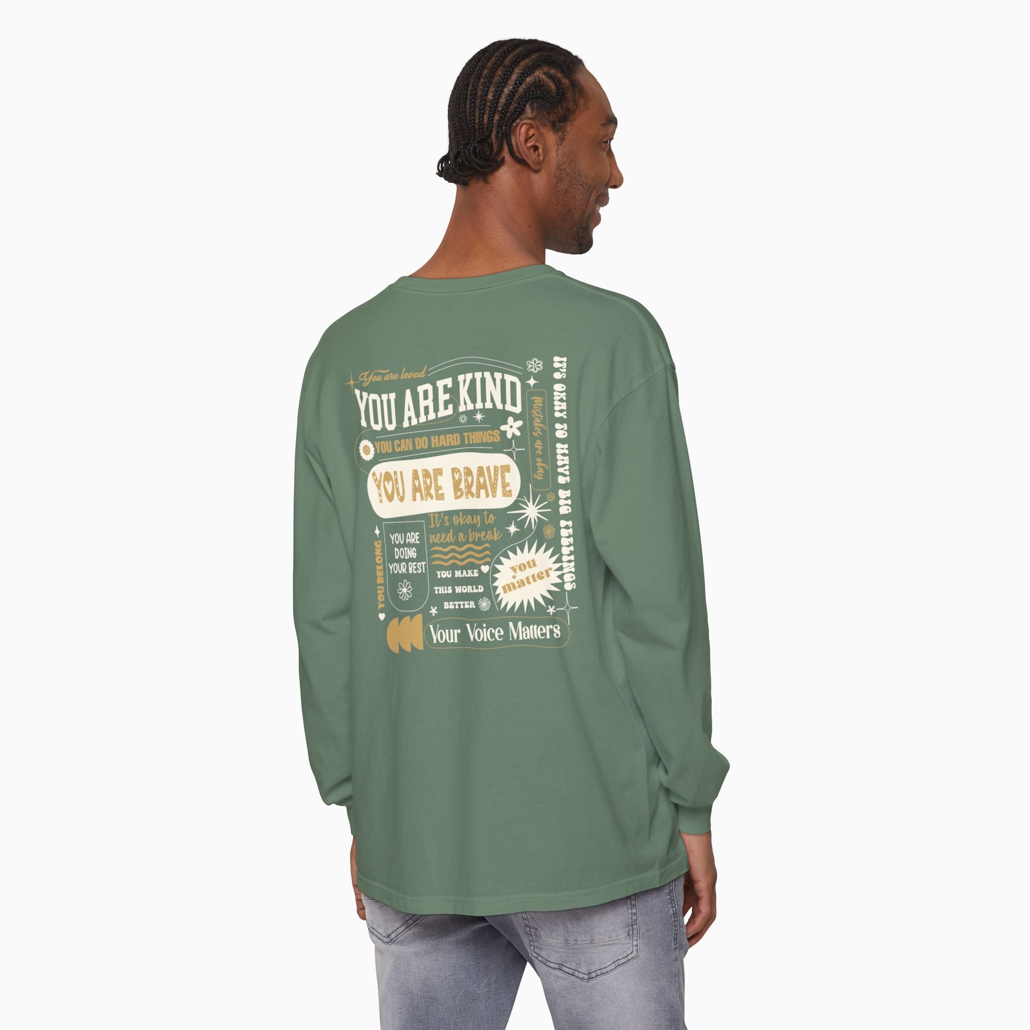 Together We Bloom Comfort Colors Long Sleeve T-Shirt