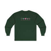 Autism Long - sleeve - Advocate Support Empower Love Hearts Long Sleeve T-Shirt - Daily Bloom