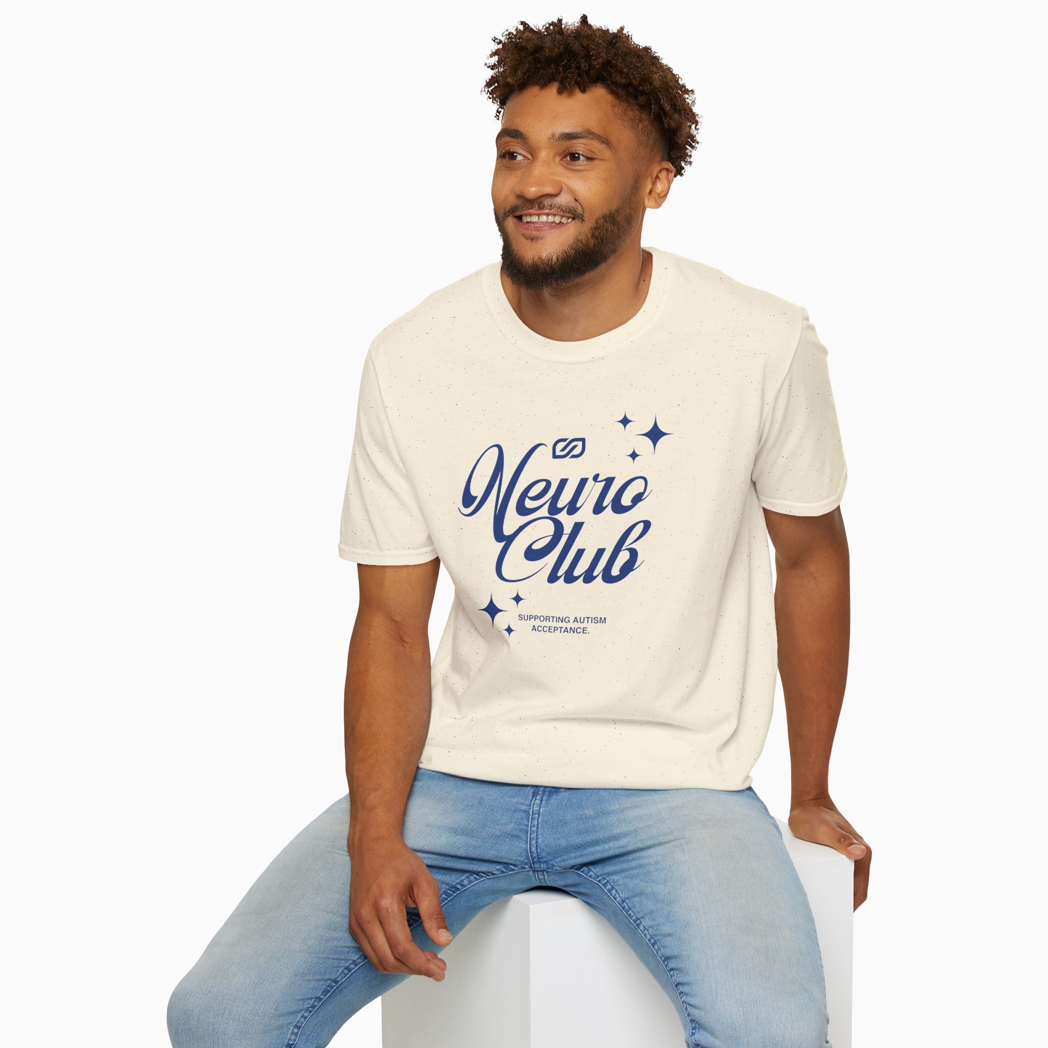 Autism T-Shirt - Neuro Club Unisex Tag Free T-Shirt - Daily Bloom