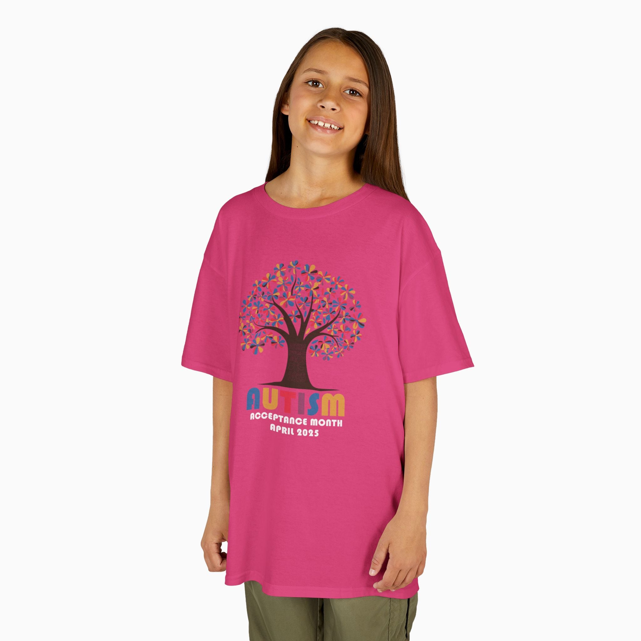 Autism Awareness 2025 - Tree of Acceptance Youth T-Shirt