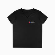 Autism Awareness 2025 - Spectrum in Bloom Ladies V-Neck T-Shirt