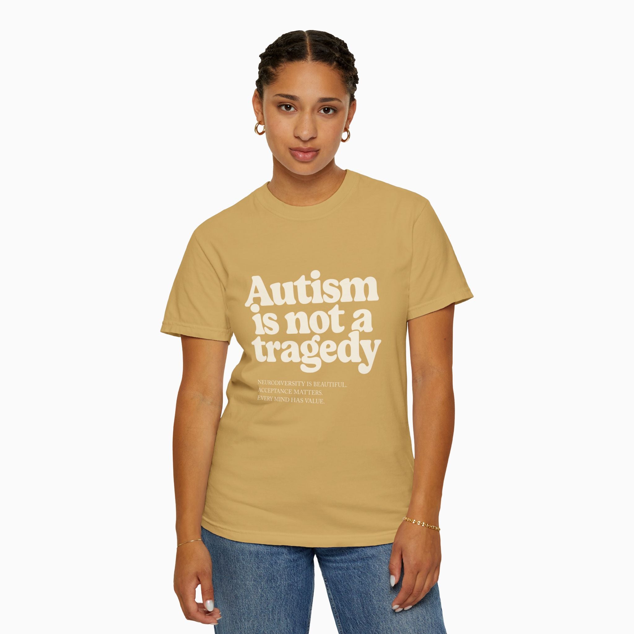 Autism is Not a Tragedy Comfort Colors Tee