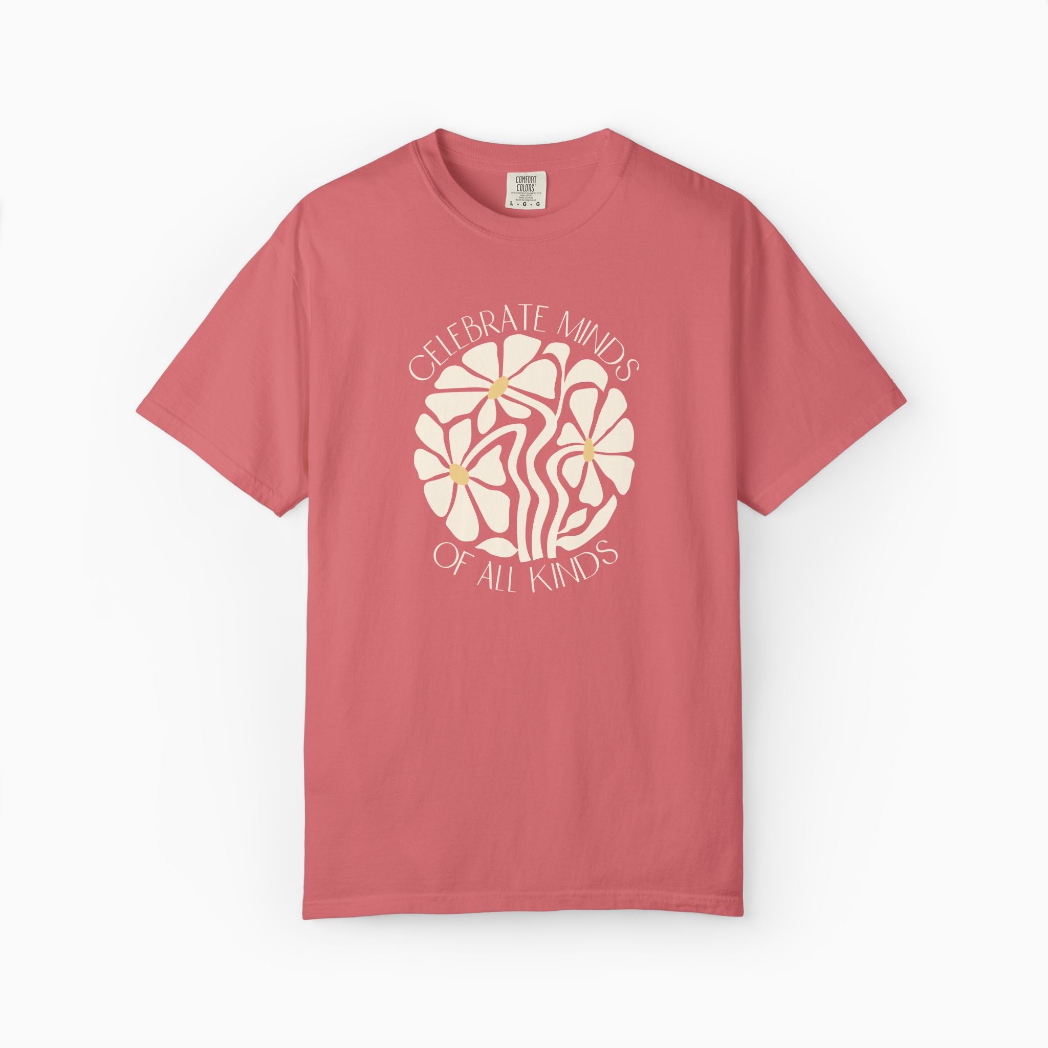 Celebrate Minds of All Kinds Comfort Colors Tee