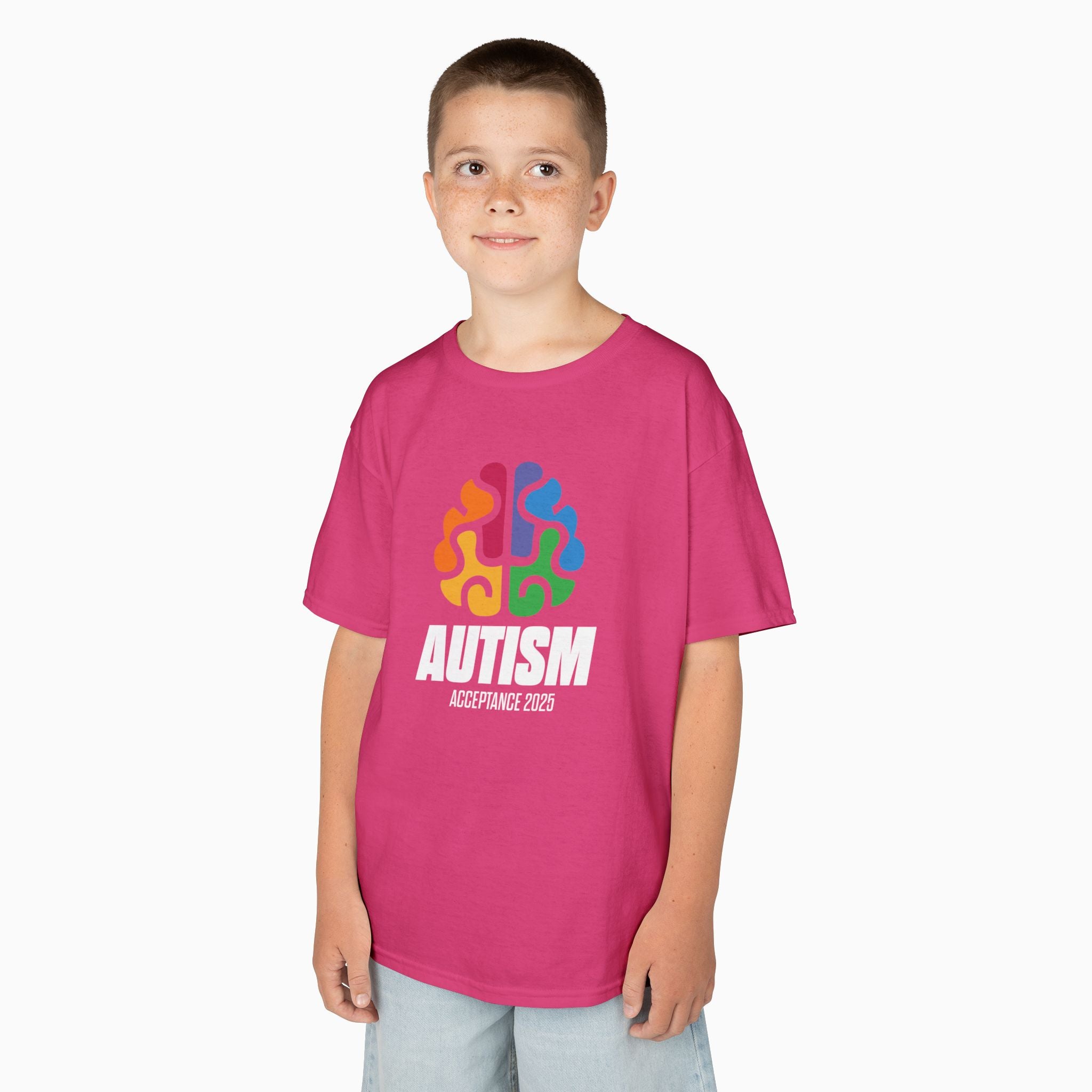 Autism Awareness 2025 - Brainbow Youth T-Shirt
